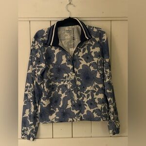 Walter Hagen Cream and Gray Performance Pullover